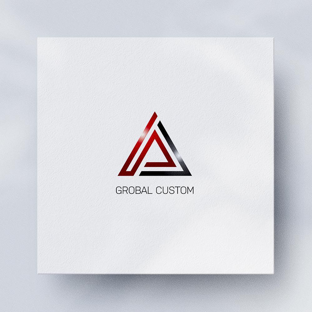 建設業「GROBAL CUSTOM」様　ロゴデザイン