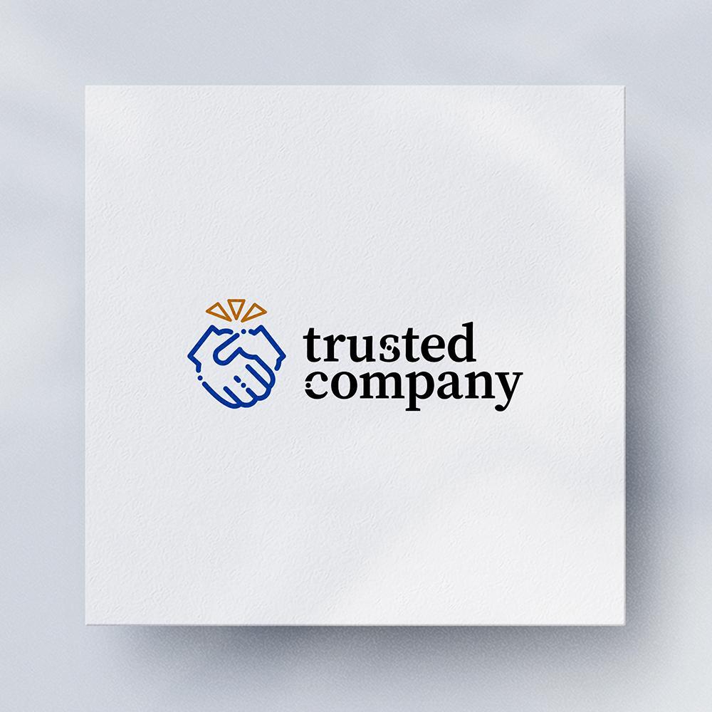 不動産仲介業「trusted company」様　ロゴデザイン