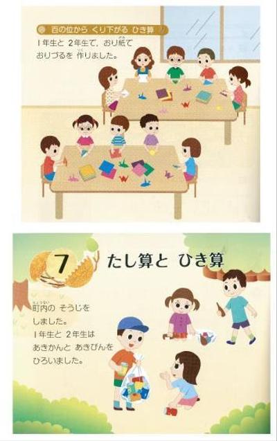 小学算数教科書（株式会社　教育出版）