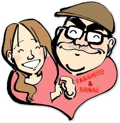 結婚式披露宴用ウェルカムボード用イラスト