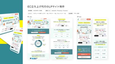 EC立ち上げ代行サービスのLPサイト制作