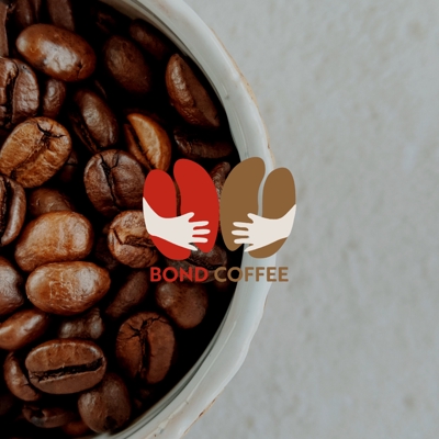 コーヒー豆販売店 「BOND COFFEE」ロゴデザイン