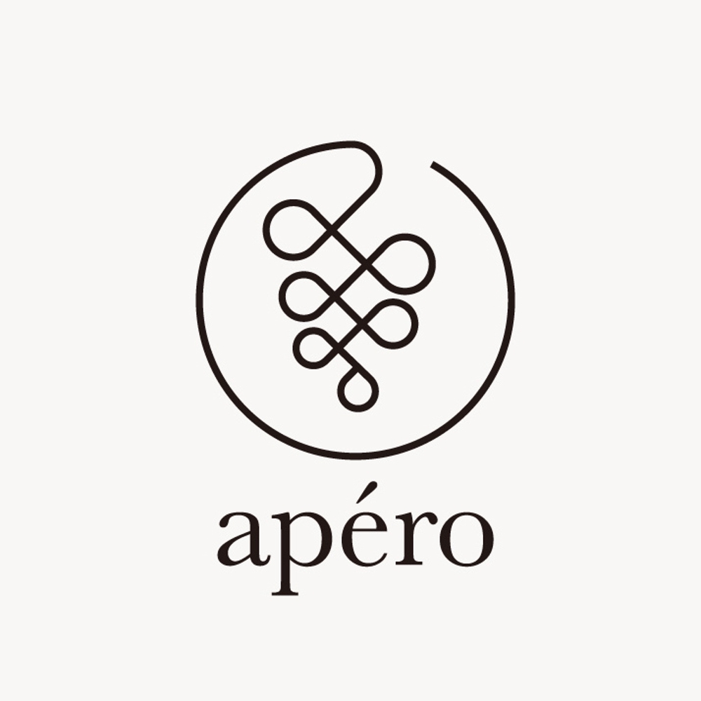 ワイン醸造会社「apéro」さまのロゴ