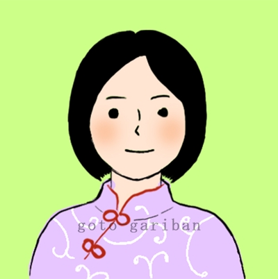 中国語教室講師SNS用似顔絵イラストアイコン