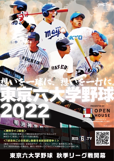 東京六大学野球 ポスター
