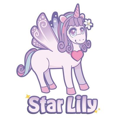 アパレル系ショップ「Star Lily」様 キャラクターロゴ作成