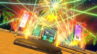 VRChat開催の個人イベント「PFRSummerFestival」の会場制作及びライブ制作