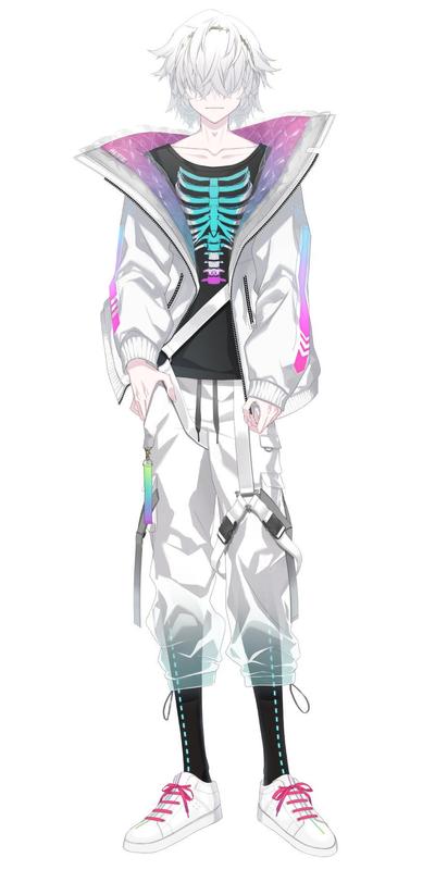 目隠れ男性Vtuberモデル