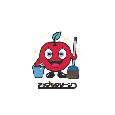 「appleclean」様 キャラクターロゴ作成