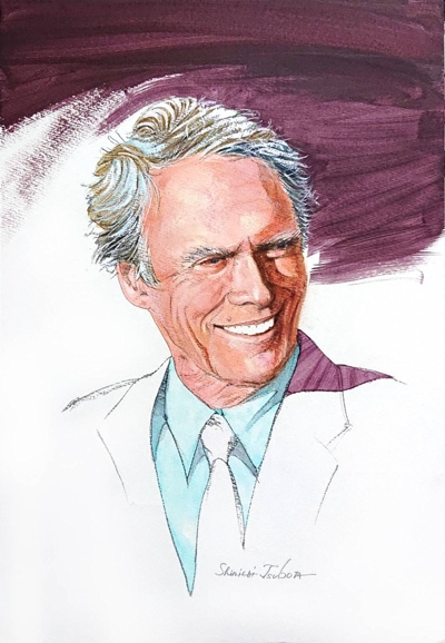 Clint-Eastwoodポートレートアート