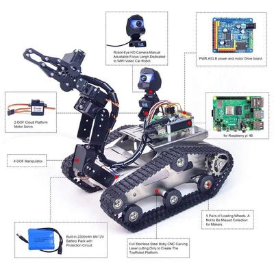 Robot design and make with raspberry pi via BLE
