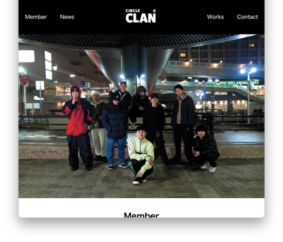 HIPHOPクルー「CIRCLE6CLAN」のホームページ