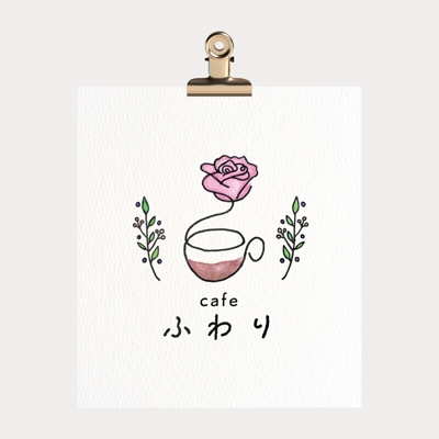 カフェふわりさんのロゴ