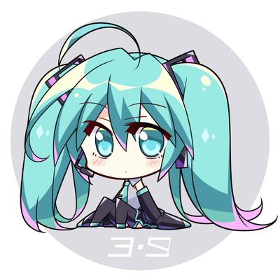 初音ミクデフォルメイラスト