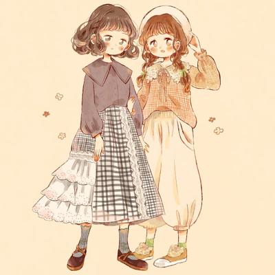 アパレルブランド宣伝用イラスト