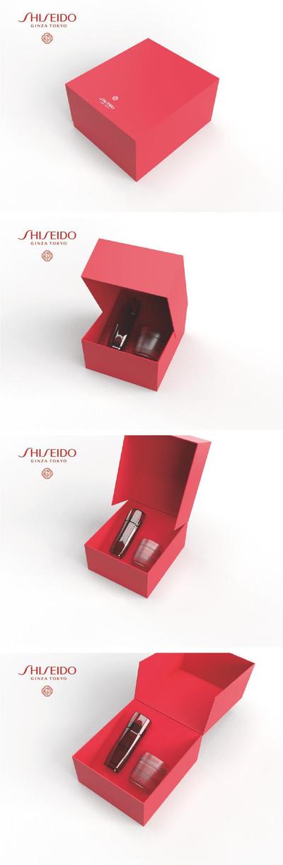 株式会社資生堂様の150周年記念、非売品限定GIFTBOXデザイン