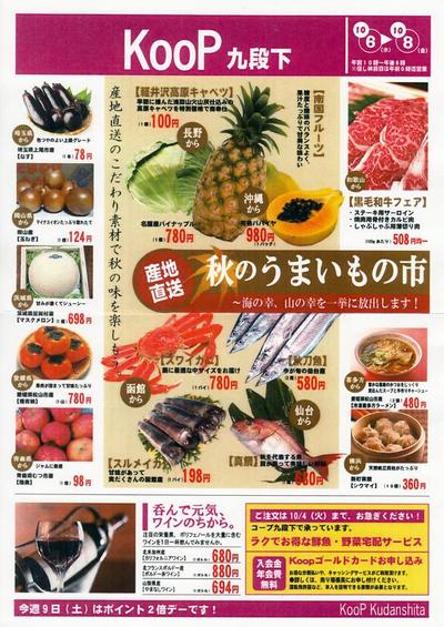 スーパー販促チラシ