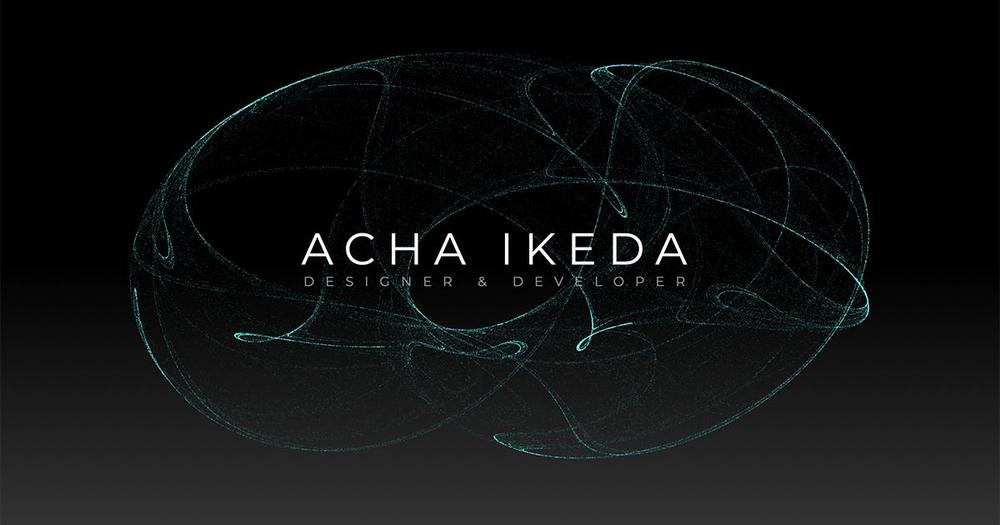 Acha Ikedaのポートフォリオサイト