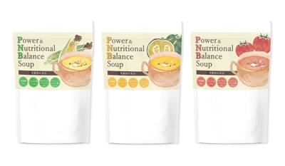 栄養補助食品スープのパッケージ
