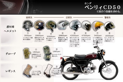 バイク用品参考画像バイク - バイクウェア・装備