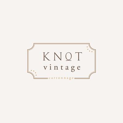 KNOT vintage様ロゴデザイン