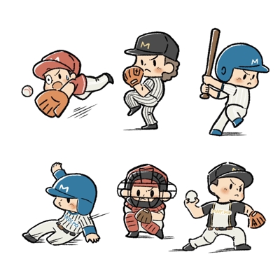 野球に関するイラスト