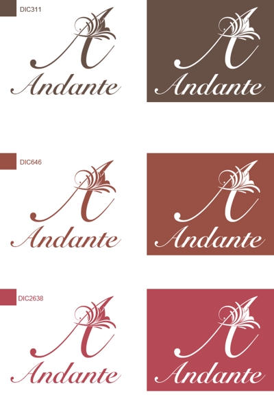 スナック　Andante 店舗ロゴ