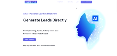 World's First AI-powered Leads Ad Network 