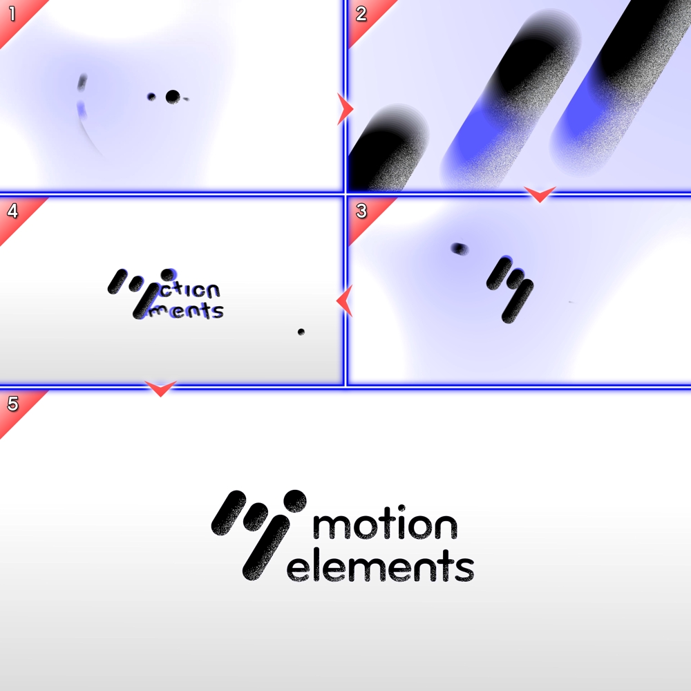 motionelements  モーションエレメンツ 様【ロゴアニメーション】を制作しました