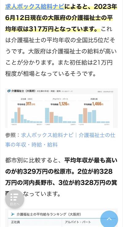 webコンテンツ(転職・介護福祉士)