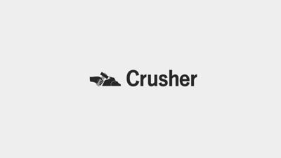 ロゴアニメーション「Crusher」