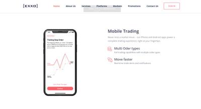 EXXO MARKETS Trading Platform