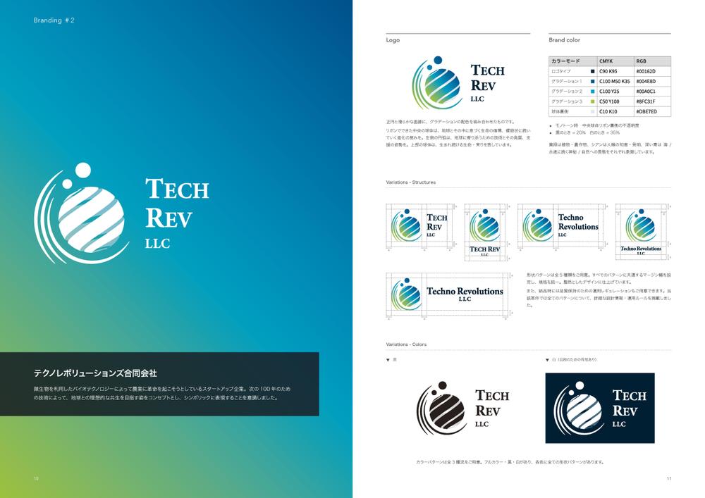 ブランディング：テクノレボリューションズ合同会社