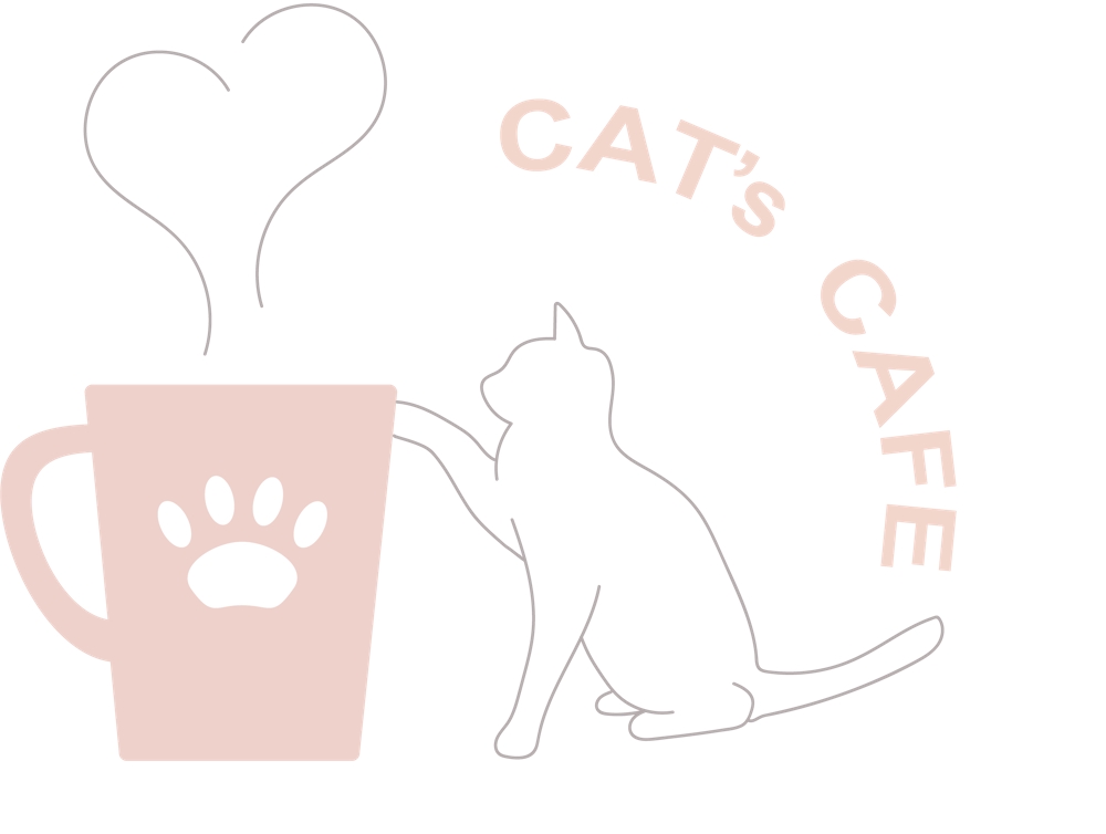 猫カフェ　ロゴデザイン