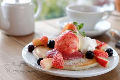 カフェの料理撮影