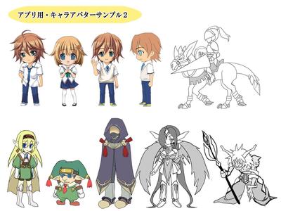 【キャラアバター】得意です！学園系とファンタジー系アバター
