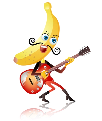 バナナのギタリスト