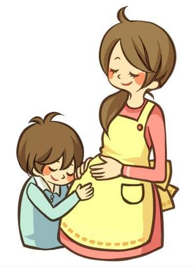 妊婦と子供