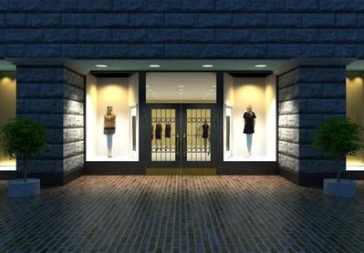 アパレル店舗ファサード
