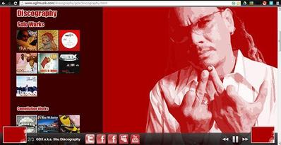 O.G.F. MUZIK Official Web Site ディスコグラフィー ページ (GDX a.k.a. Shu)