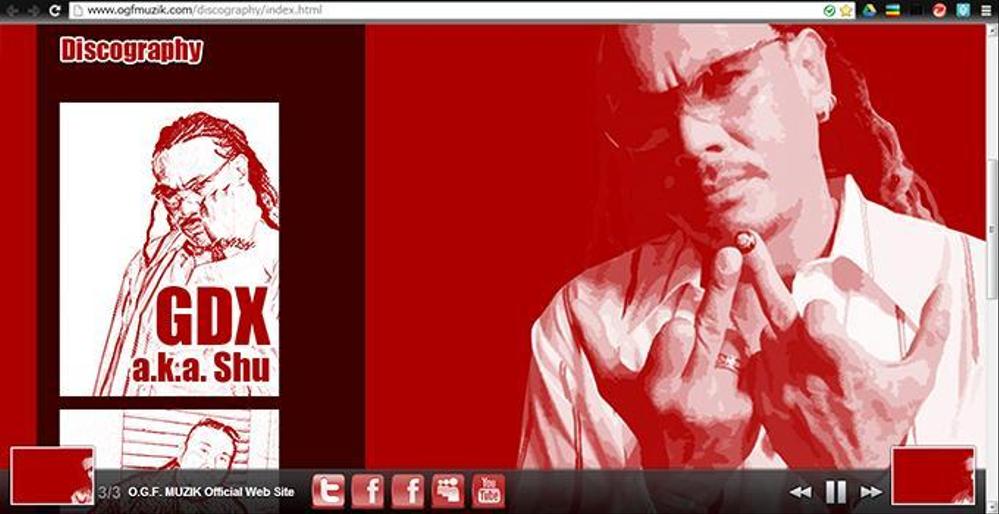 O.G.F. MUZIK Official Web Site アーティスト プロフィール ページ (アーティスト別 一覧)