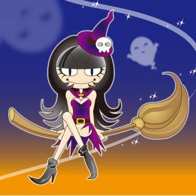 ハロウィンの魔女