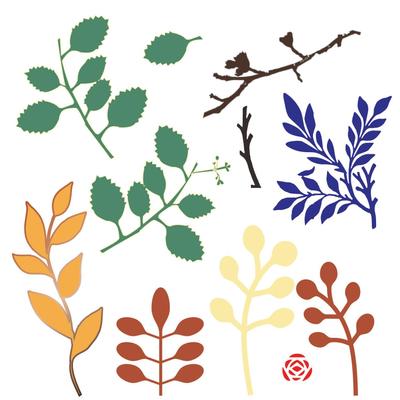 北欧風植物イラスト