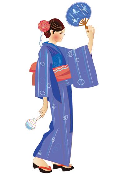 浴衣の女性