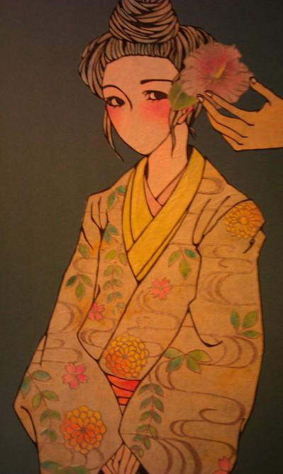 赤い華