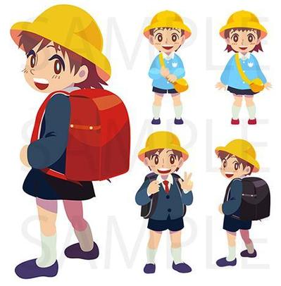 小学生・幼稚園生イラスト