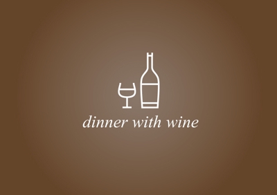 dinner with wine