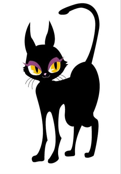 黒猫イラスト