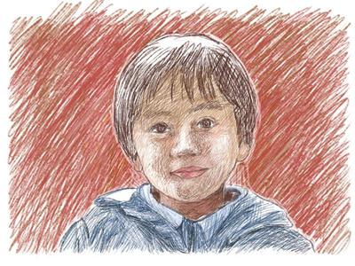 子供の似顔絵