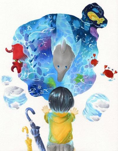 水たまり水族館